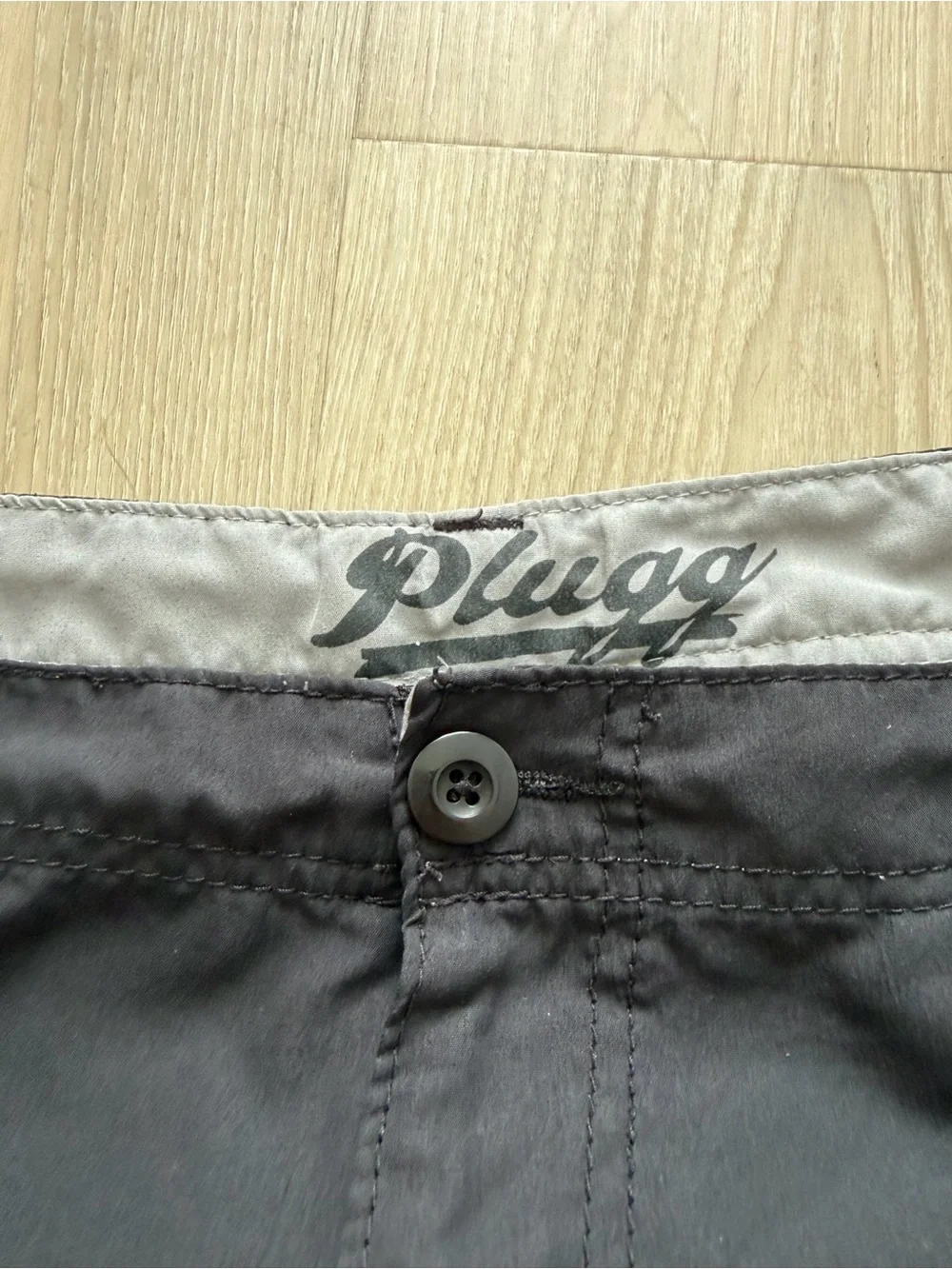 Plugg Black Men's Cargo Shorts with Multiple Pockets